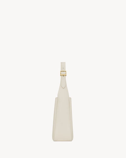 2026 Large Le 5 à 7 Supple Ivory White Leather Shoulder Bag 753837AAAUQ9207