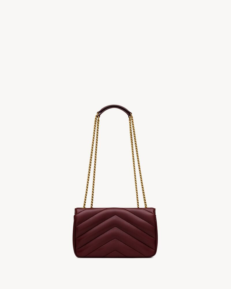 2026 Loulou Series Large  Deep Burgundy Lambskin Shoulder Bag 803541AAEAX6197