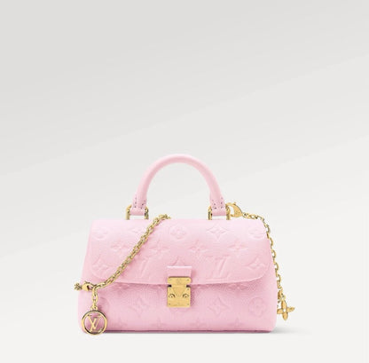 2026 Pink Embossed Calfskin Nano Madeleine Handbag M29448