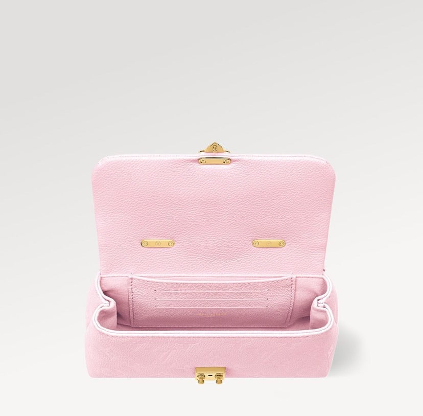 2026 Pink Embossed Calfskin Nano Madeleine Handbag M29448