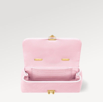 2026 Pink Embossed Calfskin Nano Madeleine Handbag M29448